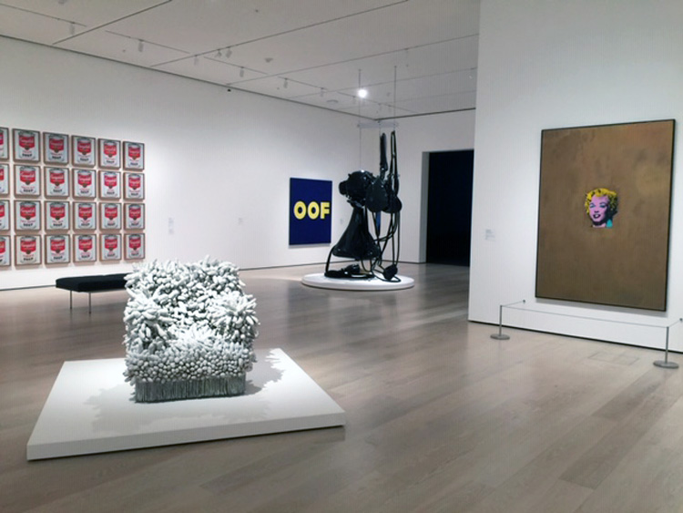 Installation view, MoMA, New York, 2019. Photo: Jill Spalding.