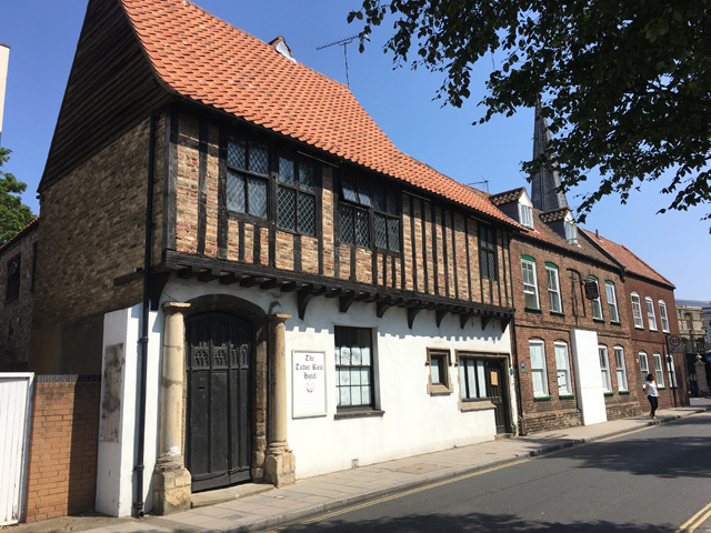 St Nicholas House with door dating from the late 15th-century. Part of this building was lived in by clergy. After Metzger’s time it was converted into a hotel, and is currently being converted into townhouses. Photo: Catherine Mason.