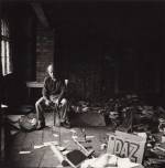 Gustav Metzger practicing for a public demonstration of Auto-destructive art, possibly by John Cox, for Ida Kar, 1960. © National Portrait Gallery, London.