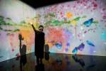 What a Loving and Beautiful World, © teamLab. Photo: Tristan Fewings/Getty Images. AI: More than Human, Barbican Centre, 16 May – 26 August 2019.