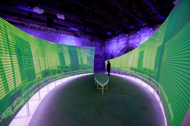Yason Banal, Untitled Formation, Concrete Supernatural, Pixel Unbound. Video installation, dimensions variable, 2018 YBAVB11.