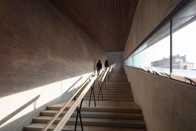 M9 Museum staircase. Photo: Jan Bitter.