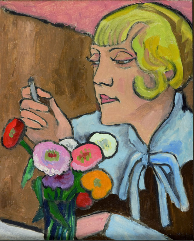 Gabriele Münter. Portrait of an Artist (Margret Cohen), 1932. Dreiländermuseum Lörrach. © VG Bild-Kunst, Bonn 2018. Photo: Dreiländermuseum Lörrach.