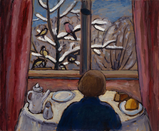 Gabriele Münter. Breakfast of the Birds, 1934. Courtesy of the National Museum of Women in the Arts, Washington D.C. Gift of Wallace and Wilhelmina Holladay. © VG Bild-Kunst, Bonn 2018. Photo: Lee Stalsworth.