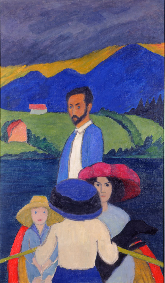 Gabriele Münter. Boating, 1910. Courtesy of the Milwaukee Art Museum, Gift of Mrs. Harry Lynde Bradley. © VG Bild-Kunst, Bonn 2018. Photo: Efraim Lev-er, © Artists Rights Society (ARS), New York/ADAGP, Paris.