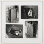 Gordon Matta-Clark. Bronx Floor: Boston Road, 1972. Four gelatin silver prints. © The Estate of Gordon Matta-Clark / Artists Rights Society (ARS), New York. Courtesy The Estate of Gordon Matta-Clark and David Zwirner.