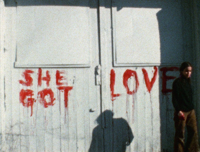 Ana Mendieta. Blood Writing, 1974. Super 8 film, colour, silent. Photograph: The Estate of Ana Mendieta Collection, LLC. Courtesy of Galerie Lelong & Co.