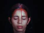 Ana Mendieta. Sweating Blood, 1973. Super 8 film, colour, silent. Photograph: The Estate of Ana Mendieta Collection, LLC. Courtesy of Galerie Lelong & Co.