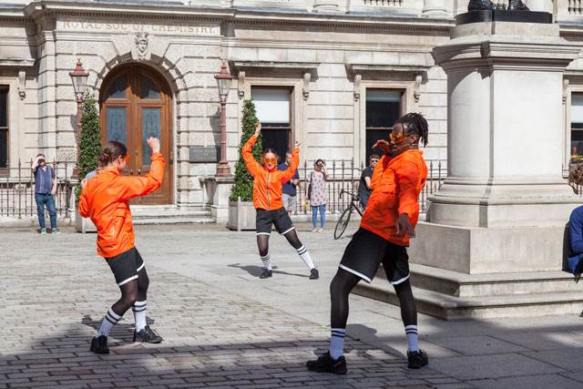 Alex Mirutziu. Doing Sub Thinking, Royal Academy of Arts, London, 2018. Commissioned by Block Universe in partnership with Delfina Foundation and European ArtEast Foundation. Photograph © Manuela Barczewski.