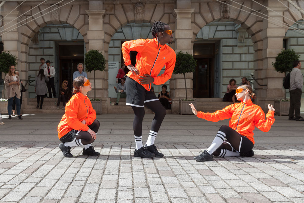 Alex Mirutziu. Doing Sub Thinking, Royal Academy of Arts, London, 2018. Commissioned by Block Universe in partnership with Delfina Foundation and European ArtEast Foundation. Photograph © Manuela Barczewski.