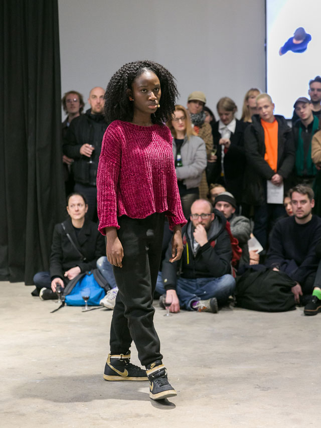 Heather Agyepong performing as Oracle, Paul Maheke, A fire circle for a public hearing, 2018, Chisenhale Gallery, 2018.