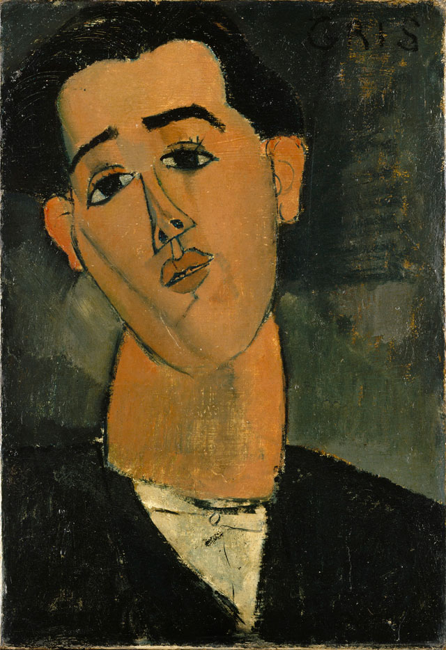 Amedeo Modigliani. Juan Gris, 1915. Oil paint on canvas, 54.9 x 38.1 cm. The Metropolitan Museum of Art, New York.