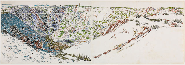 David Milne. Montreal Crater, Vimy Ridge, 1919. National Gallery of Canada, Ottawa. Transfer from the Canadian War Memorials, 1921. Photo: NGC. © The Estate of David Milne