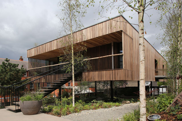 Maggie’s Centre for cancer care, Oldham. Photograph: Alex de Rijke.