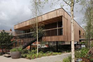 Maggie’s Centre for cancer care, Oldham. Photograph: Alex de Rijke.