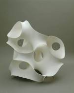 Eva Hild. <em>Complex 1</em>, 2003. Stoneware. Overall: 27 1/2 x 27 1/2 x 19 3/4in. (69.9 x 69.9 x 50.2cm). Museum of Arts & Design, New York. Museum purchase with funds provided by the Horace W. Goldsmith Foundation, 2004. Photo credit: Ed Watkins, 2007.