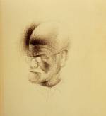 Salvador Dali. Drawing of Sigmund Freud. © Freud Museum, London.
