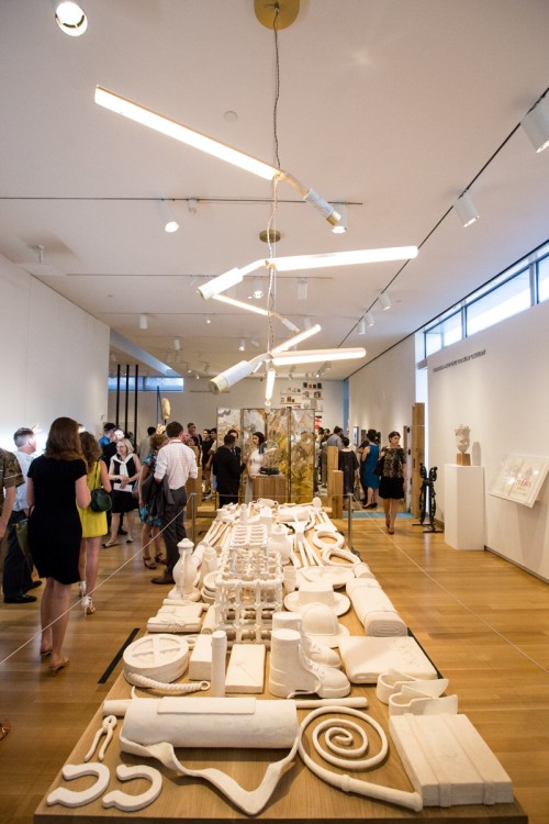 NYC Makers: The MAD Biennial. Installation view (2) from NYC Makers: The MAD Biennial opening night, 30 June 2014. Photograph: Gulshan Kirat.