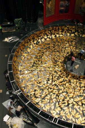 The Metropolitan Opera. Technical rehearsal on the Met Opera stage for 2013 new production of Strauss' 