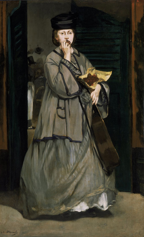 Edouard Manet. Street Singer, c1862. Oil on canvas, 171.1 x 105.8 cm. Museum of Fine Arts, Boston. Bequest of Sarah Choate Sears in memory of her husband, Joshua Montgomery Sears. Photograph courtesy Museum of Fine Arts, Boston.