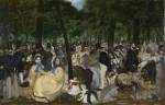 Edouard Manet. Music in the Tuileries Gardens, 1862. Oil on canvas, 76.2 x 118.1 cm. The National Gallery, London. Sir Hugh Lane Bequest, 1917.