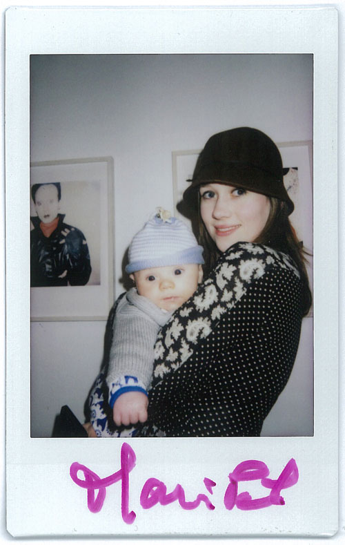 Maripol. Christiana and Caspian, 2015. Polaroid.