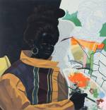 Kerry James Marshall. Untitled (Painter), 2009. Acrylic on PVC panel, 44 5/8 × 43 1/8 × 3 7/8 in (113.3 × 109.5 × 9.8 cm). Collection Museum of Contemporary Art Chicago.