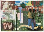 ﻿Kerry James Marshall. Better Homes, Better Gardens, 1994. Acrylic and collage on canvas, 100 × 142 in (254 × 360.7 cm). Denver Art Museum.
