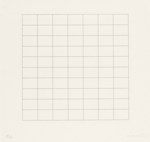 Agnes Martin. On a Clear Day, 1973. Parasol Press, Ltd. © 2015 Agnes Martin / Artists Rights Society (ARS), New York.
