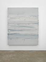 Jason Martin. Untitled (Davy’s Grey / Payne’s Grey), 2016. Oil on aluminium, 242 x 199 cm (95 ¼ x 78 3/8 in). © Jason Martin; Courtesy Lisson Gallery.