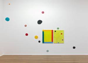 Mary Heilmann. <em>Visions, Waves and Roads,</em> 2012. Installation view. © Mary Heilmann. Courtesy the artist and Hauser & Wirth. Photographs: Alex Delfanne