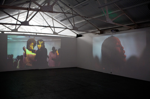 Chloe Dewe Mathews: Congregation. Installation view (3), Bosse & Baum, London, 2015.