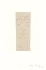 Henri Matisse. Fanny de Face, 1914. Etching on chine applique, 6 1/4 x 2 3/8 in. © DACS.