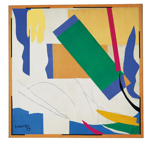 Henri Matisse. Memory of Oceania, 1952-3. Gouache and crayon on cut-and-pasted paper over canvas. MoMA. Digital image: © 2013. The Museum of Modern Art, New York / Scala Florence. Artwork: © Succession Henri Matisse/DACS 2014.