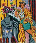 Henri Matisse, Odalisque with Yellow Persian Robe and Anemones, 1937. Oil on canvas 55.2 x 46 cm. Philadelphia Museum of Art, Philadelphia, The Samuel S. White 3rd and Vera White Collection, 1967. Photo Graydon Wood © Succession H Matisse/DACS 2005