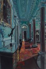 Hector McDonnell. Entrance Hall at Castle Ward, 2015. Oil on canvas, 102 x 76 cm (40 x 30 in).