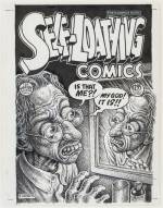 R. Crumb. Self-Loathing Comics #1 (cover), 1994. Ink, correction fluid, and collage on paper, 52.1 x 44.8 x 2.5 cm. Photograph: Damian Griffiths.