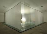 Cildo Meireles. Through, 1983–9/2008. Piece includes – Cellophane, aquarium, chicken wire, fishing nets, voile, glass, iron fencing, 600 x 1500 x 1500 cm. © Cildo Meireles