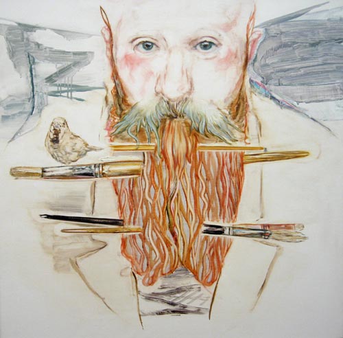 Tim McMonagle. <em>Eduard (no. 2)</em>, 2006. Oil on linen 76.5 x 76.5 cm. Courtesy Kaliman Gallery, Sydney.