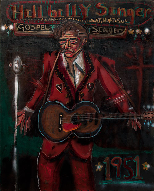 John Mellencamp. Hillbilly Singer, 2005. Oil on canvas, 60 x 48 in. Image courtesy of the artist. © John Mellencamp.