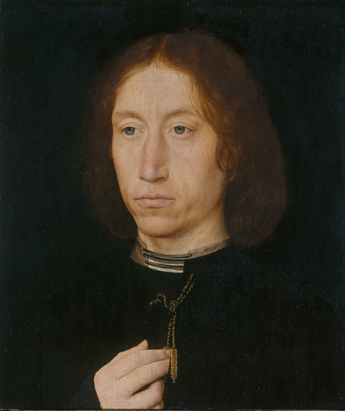 Hans Memling. Portrait of a man, c1475-1480. Oil on board, 31.8 x 27.1 cm. Royal Collection Trust/HM Queen Elizabeth II.