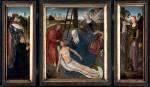 Hans Memling. Trittico di Adriaan Reins, 1480. Oil on board. Bruges, Stedelijke Musea Brugge, Hospitaalmuseum.