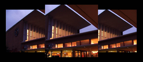 Screen model of the B'nai Amoona Synagogue, St Louis. Courtesy Graham Ellard and Stephen Johnstone.