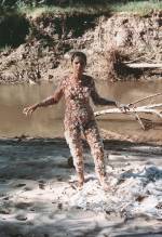 Ana Mendieta. Untitled (Blood and Feathers), 1974. Colour photograph, 25.4 x 20.3 cm. Collection Raquelin Mendieta Family Trust.