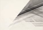 Nasreen Mohamedi. Untitled, c1975. Ink and graphite on paper, 20 × 28 in (50.8 × 71.1 cm). Sikander and Hydari Collection.