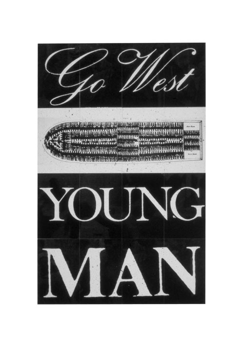 Keith Piper. Go West Young Man, 1987. Tate. © Keith Piper.