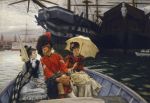 James Tissot. Portsmouth Dockyard, c1877. © Tate.