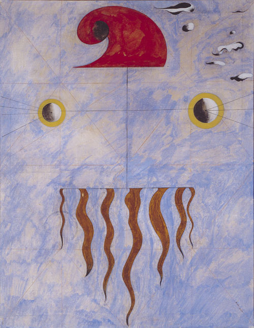 Joan Miró.<em> Head of a Catalan Peasant</em>, 1925. Oil on canvas, 118.7 x 99.9 cm. Tate. © Succession Miro/ADAGP, Paris and DACS, London