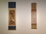 Hanging scrolls, Sboku-ga display.