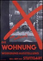 Willi Baumeister. <em>How to live in a dwelling?</em> Werkbund exhibition, Stuttgart, 1927 Victoria and Albert Museum, London © DACS 2005.